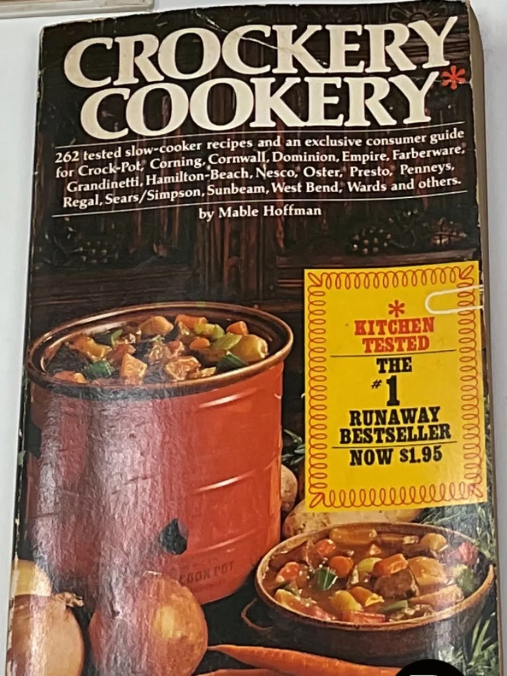 vintage Crockery Cookery cookbook